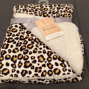Leopard Print Baby Blanket